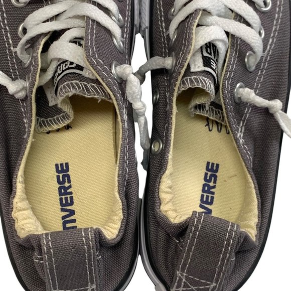 Converse Chuck Taylor Gray All Star Shorline Shoes Size 12 - Picture 5 of 6